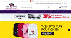 Desktop Screenshot of gueule-damour.com